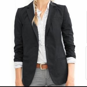 Banana Republic Black Boyfriend Blazer Jacket